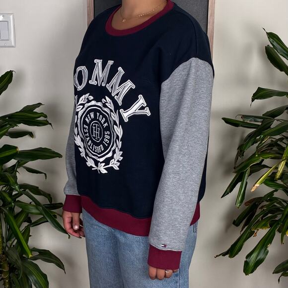 Tommy Hilfiger Varsity Style Crewneck Sweater - Picture 2 of 4